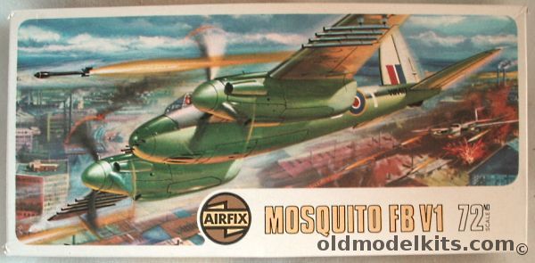 Airfix 1/72 De Havilland Mosquito F.B.VI - RAF, 02001-9 plastic model kit